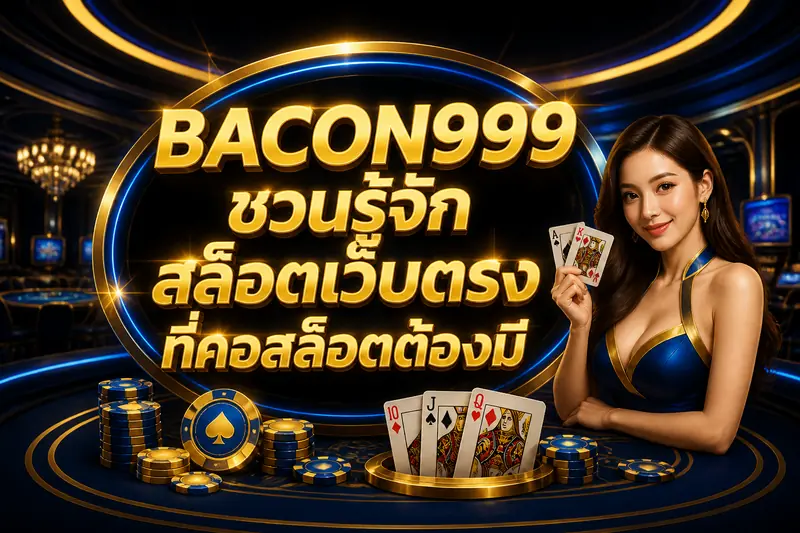 BACON999 ชวนรู้จักสล็อตเว็บตรงที่คอสล็อตต้องมี
