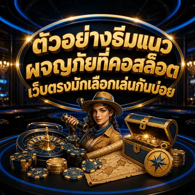 ตัวอย่างธีมแนวผจญภัยที่คอสล็อตเว็บตรงมักเลือกเล่นกันบ่อย