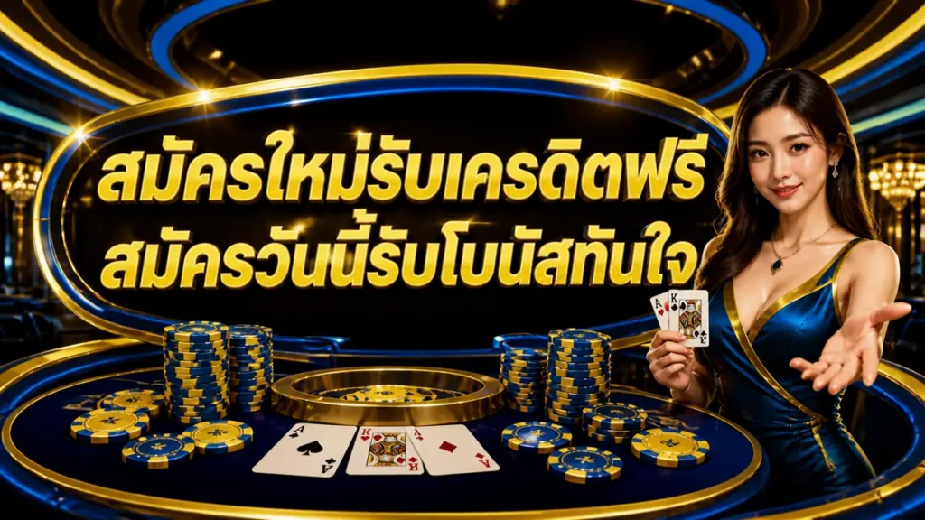สมัครใหม่รับเครดิตฟรี